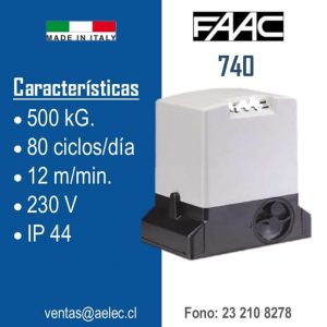 FAAC 740 500 KG.