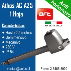 BFT Athos AC A25 1H