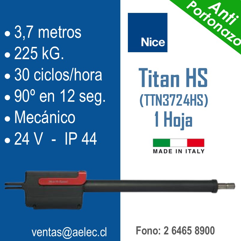 NICE Titan TTN3724HS 1H