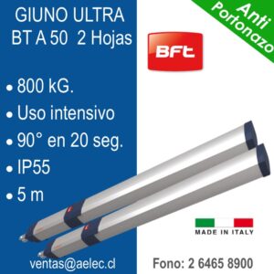 BFT GIUNO ULTRA BT A 50 2 Hojas